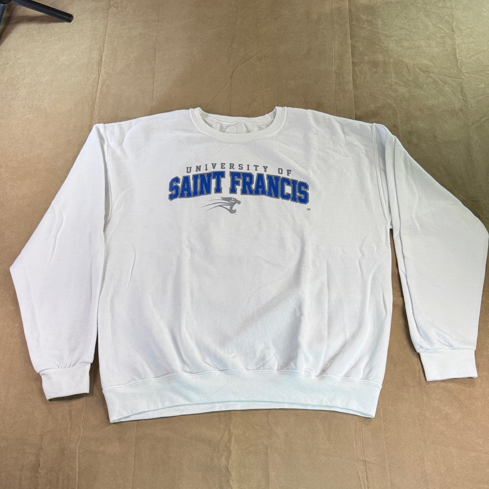 University of Saint Francis White Sweatshirt